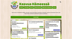 Desktop Screenshot of kasvuahameessa.fi