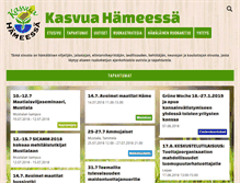 Tablet Screenshot of kasvuahameessa.fi